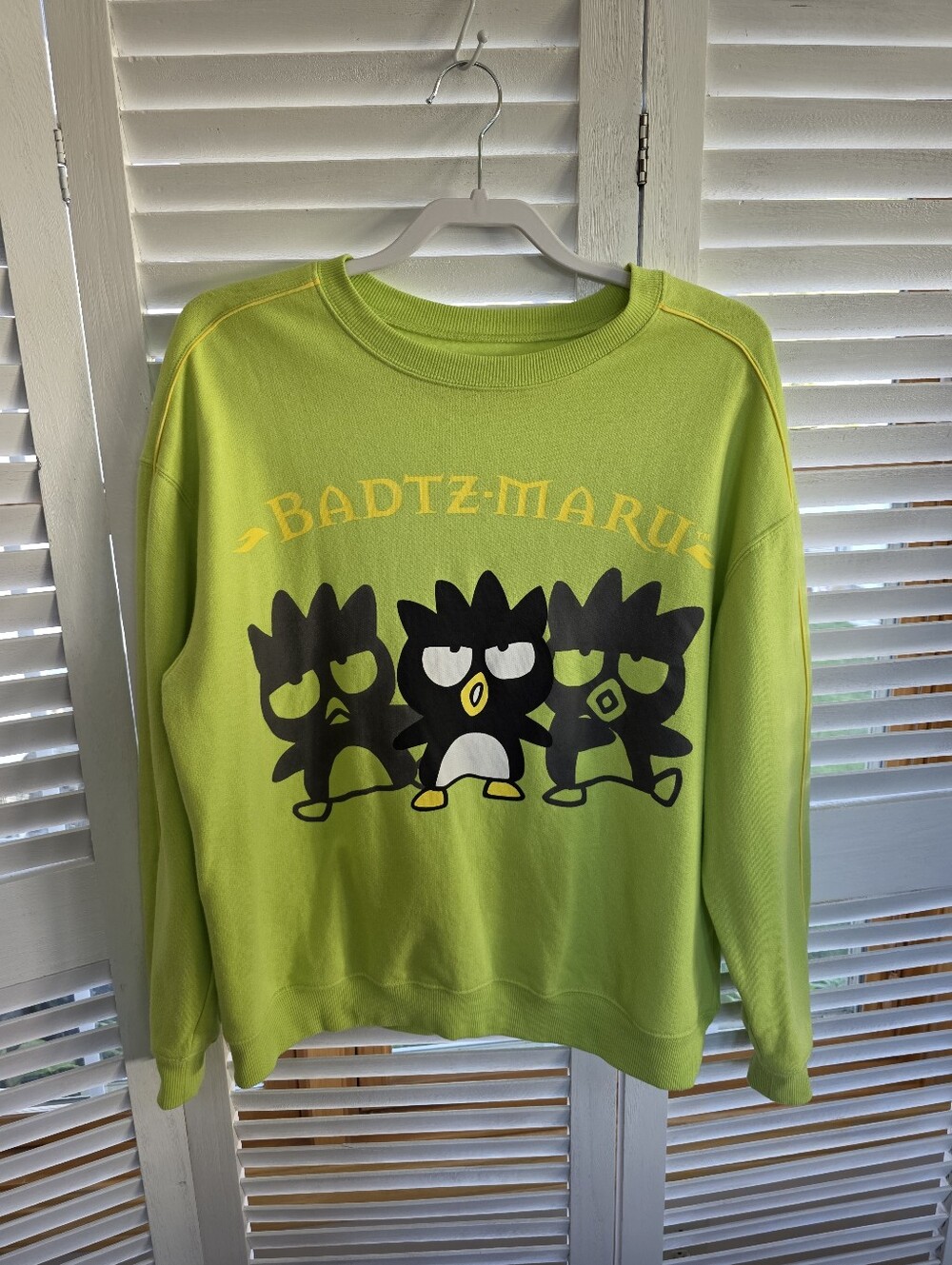 Badtz Maru Crewneck Sweatshirt Size L
